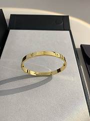 Cartier Gold Bracelet with Diamond - 4