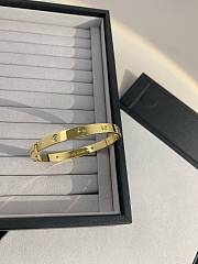 Cartier Gold Bracelet with Diamond - 2