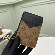 Louis Vuitton LV Romy Card Holder Black 12x8x0.8cm - 3