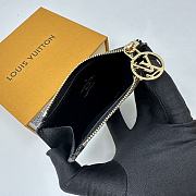 Louis Vuitton LV Romy Card Holder Black 12x8x0.8cm - 2