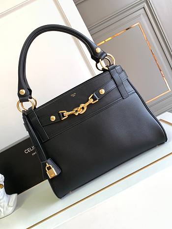 Celine Medium Annabel Bag Supple Calfskin Black 36.5x28.5x10cm