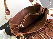 Celine Medium Annabel Bag Fringes Suede Calfskin Brown 36.5x28.5x10cm - 4