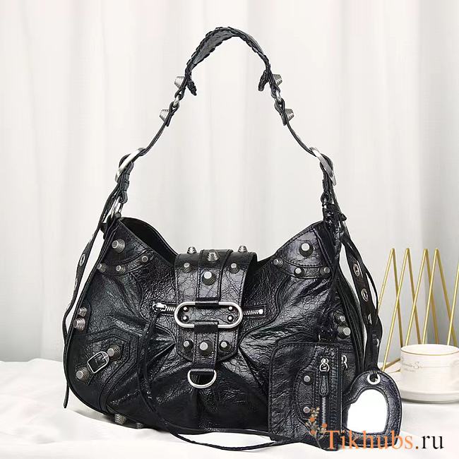 Balenciaga Le Cagole Medium Shoulder Bag in Black 37cm - 1