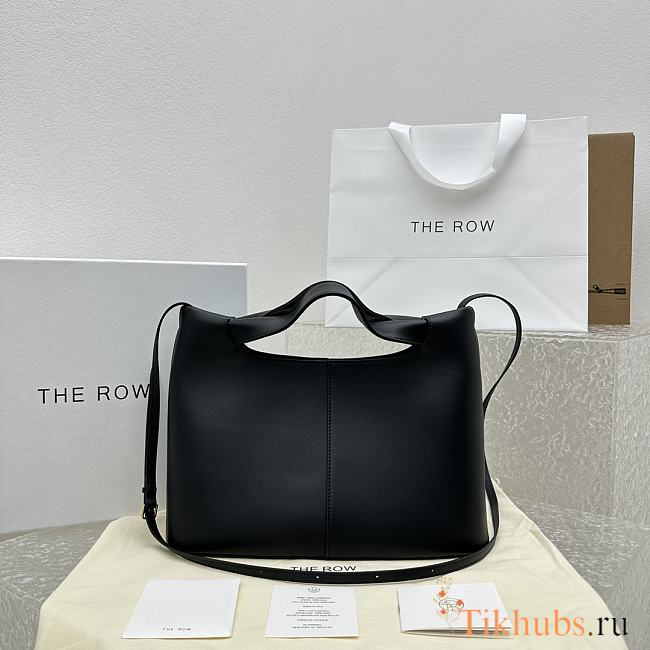 The Row Camdem Leather Tote Black Bag 32x23x13.5cm - 1