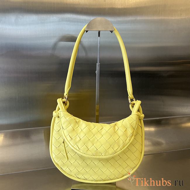 Bottega Veneta Small Gemelli Yellow Bag 24.5x19x7cm - 1