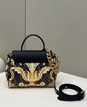 Fendi Fendace La Medusa Black 25x15x22cm - 6