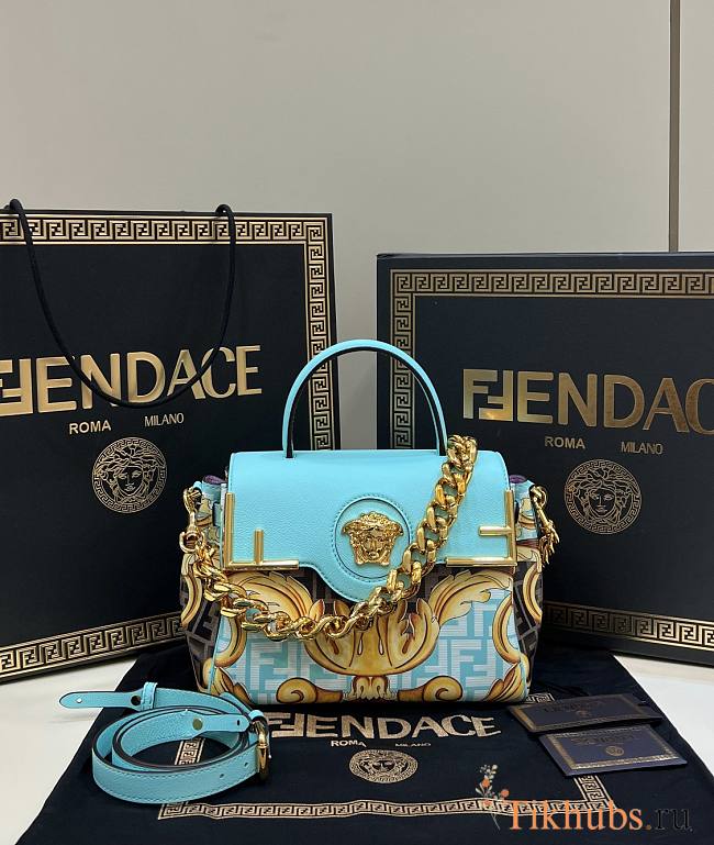 Fendi x Versace Blue Bag 25 x 15 x 22 cm - 1