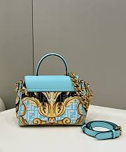 Fendi x Versace Blue Bag 25 x 15 x 22 cm - 5