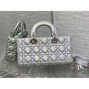 Dior Medium Lady D-joy Silver Bag 26cm - 5