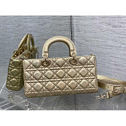 Dior Medium Lady D-joy Gold Bag 26cm - 2