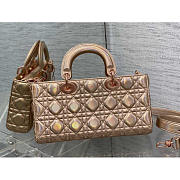 Dior Medium Lady D-joy Rose Gold Bag 26cm - 2