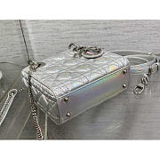 Dior Lady Mini Silver 17x7x14cm - 2