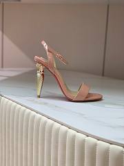 Christian Louboutin Lip Queen Sandals Pink Patent 10cm - 5