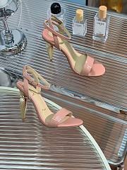 Christian Louboutin Lip Queen Sandals Pink Patent 10cm - 3