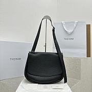 The Row Leather Mail Bag Black 29x23x12cm - 1