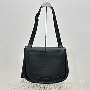 The Row Leather Mail Bag Black 29x23x12cm - 4