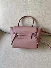 Celine Nano Belt Bag Grained Calfskin Pink 20x20x10cm - 1