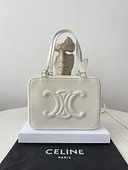 Celine Folded Cube Bag White 19x14x13cm - 1