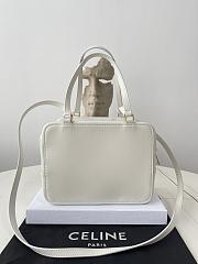 Celine Folded Cube Bag White 19x14x13cm - 5