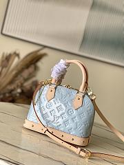 Louis Vuitton LV Alma BB Bag Blue 23.5 x 17.5 x 11.5 cm - 6