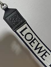 Loewe Anagram Strap Black Navy 105x4cm - 3