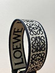 Loewe Anagram Strap Black Navy 105x4cm - 2