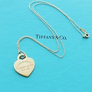 Tiffany & Co Heart Tag Pendant Necklace Gold - 1