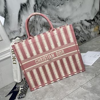 Dior Large Book Tote Pink 42cm