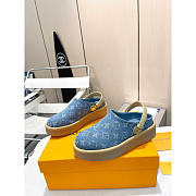 Louis Vuitton LV Aspen Platform Clog Denim Blue - 4