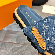 Louis Vuitton LV Pool Pillow Flat Comfort Mule Blue - 3