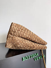 Bottega Veneta Large Andiamo Suede Brown 42x35x18cm - 4