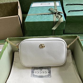 Gucci GG Marmont Mini Shoulder Bag White 18.5x11x4cm