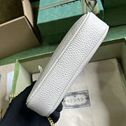 Gucci GG Marmont Mini Shoulder Bag White 18.5x11x4cm - 3