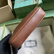 Gucci GG Marmont Mini Shoulder Bag Brown 18.5x11x4cm - 4