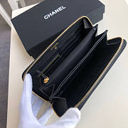 Chanel 19 Zippy Wallet Black 19cm - 3