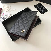 Chanel Passport Holder Black Caviar Gold 14.5x10.5x2cm - 2