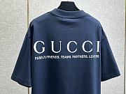 Gucci Ancora 24 T-shirt Blue - 4