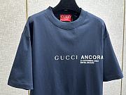 Gucci Ancora 24 T-shirt Blue - 3