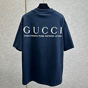 Gucci Ancora 24 T-shirt Blue - 2