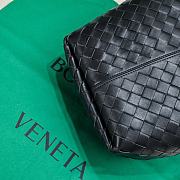 Bottega Veneta Small Flip Flap Black 23x18.5x15cm - 6