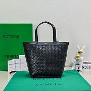 Bottega Veneta Small Flip Flap Black 23x18.5x15cm - 3