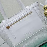 Bottega Veneta Small Flip Flap White 23x18.5x15cm - 5