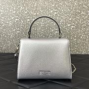 Valentino Small Vsling Silver Handbag 22x17x9cm - 3