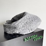 Bottega Veneta Small Jodie Suede Grey Shoulder Bag 48x40x16cm - 6