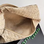 Bottega Veneta Small Jodie Suede Beige Shoulder Bag 48x40x16cm - 3