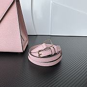 Valextra Iside Top Handle Mini Bag Pink 22x16x12cm - 4