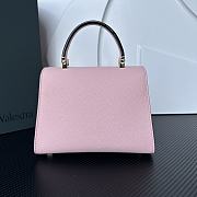 Valextra Iside Crossbody Micro Bag Pink 19.5x14x9.5cm - 4