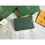 Goyard Senat Pouch GM Green 30x20cm - 1