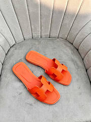 Hermes Oran Orange Slipper - 1