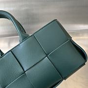 Bottega Veneta Mini East-West Arco Tote Green 22x11x5.5cm - 3